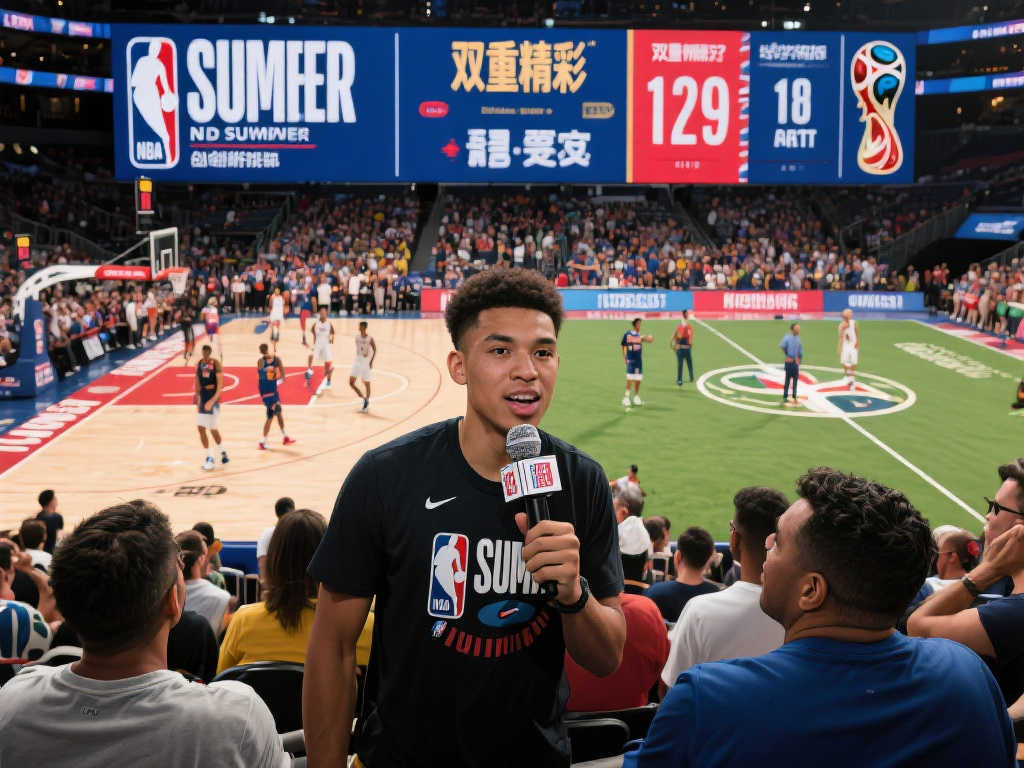 NBA夏季联赛现场直击：世界杯比分同步更新，双倍激情